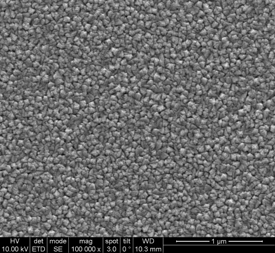 Hafnium Oxide characterization data 1