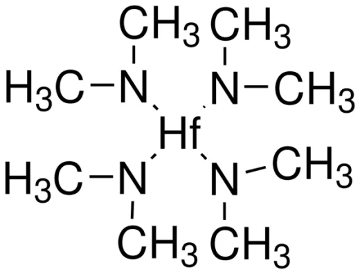 Hafnium Oxide TDMAH precursor structure