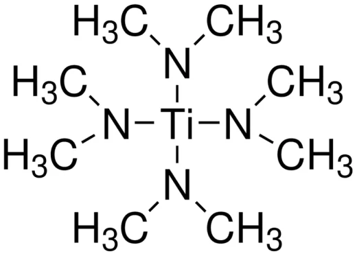 Titanium Dioxide TDMAT precursor structure